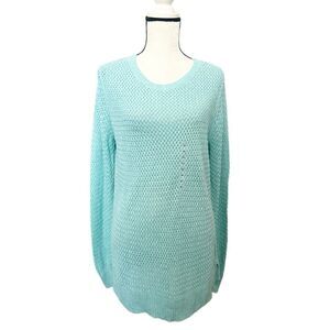NWT Ann Taylor LOFT Long Sleeve Crew Neck Knit Tunic Sweater Size XL